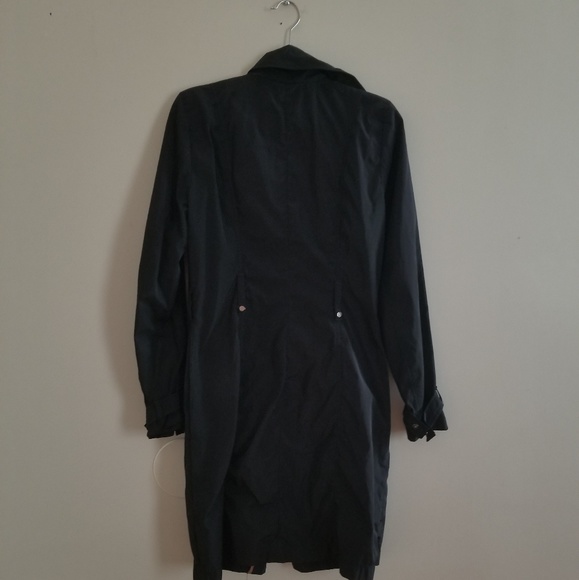 Zara Black NWOT Womem Raincoat - Picture 3 of 4